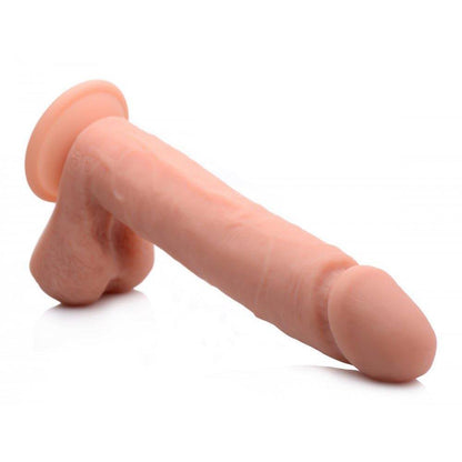 Big Shot Vibrating Remote Control Silicone Dildo with Balls