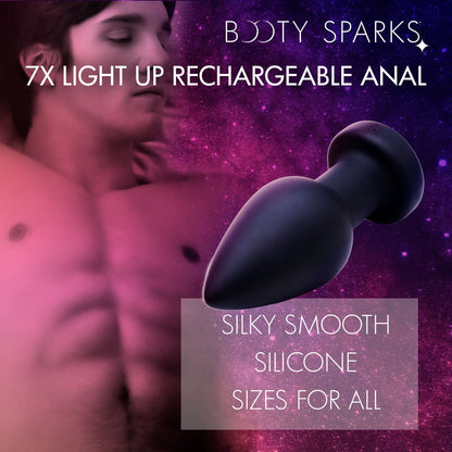 7X Light Up Rechargeable Anal Plug