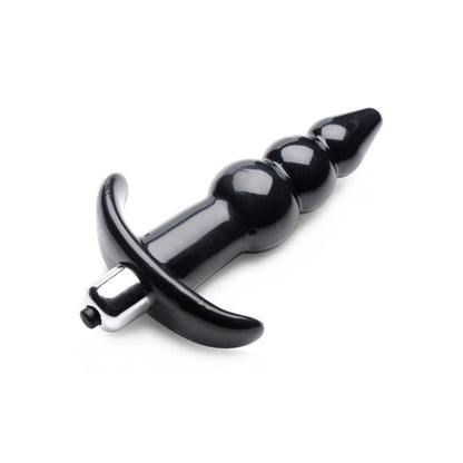 Ribbed Vibrating Butt Plug