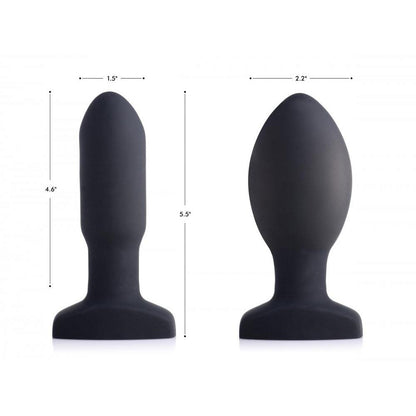 Worlds First Remote Control Inflatable 10X Vibrating Missile Silicone Anal Plug