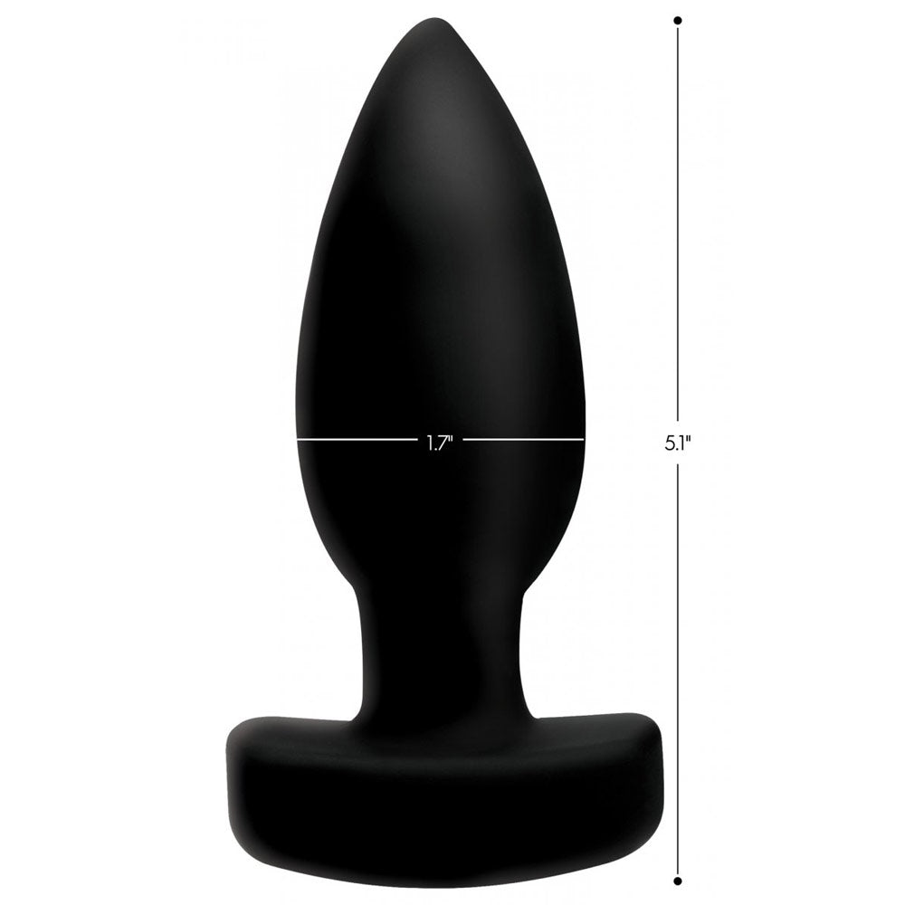 The Taper 10X Smooth Silicone Remote Control Vibrating Butt Plug