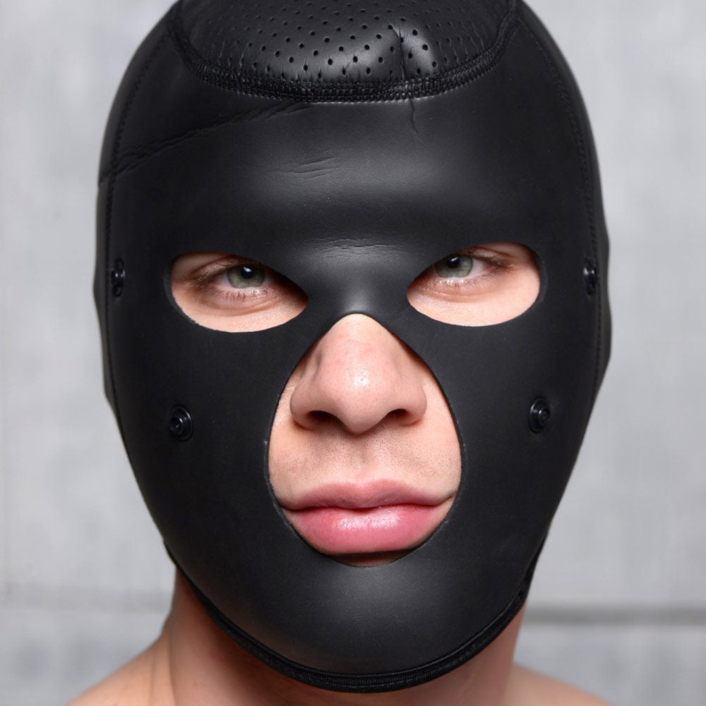 Scorpion Hood With Removable Blindfold and Face Mask