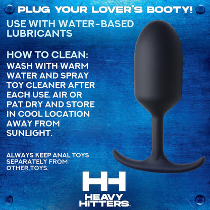 Premium Silicone Weighted Bullet Anal Plug