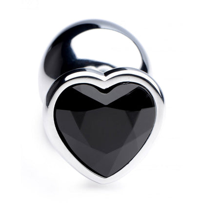 Black Heart Gem Anal Plug