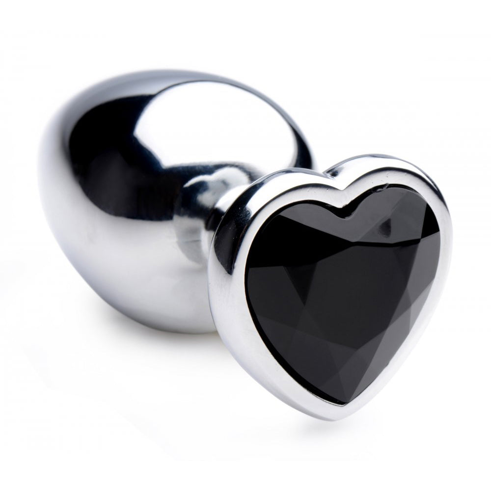 Black Heart Gem Anal Plug