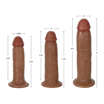 Dark Bareskin Dildo