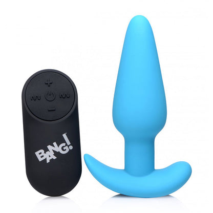 Remote Control 21X Vibrating Silicone Butt Plug
