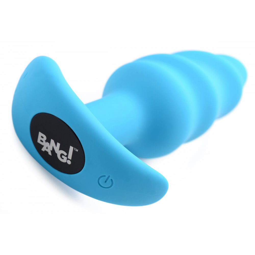 Remote Control 21X Vibrating Silicone Swirl Butt Plug