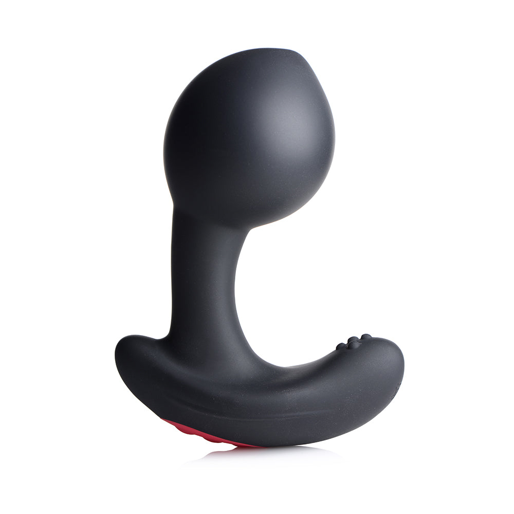 10X Inflatable and Vibrating Silicone Prostate Plug
