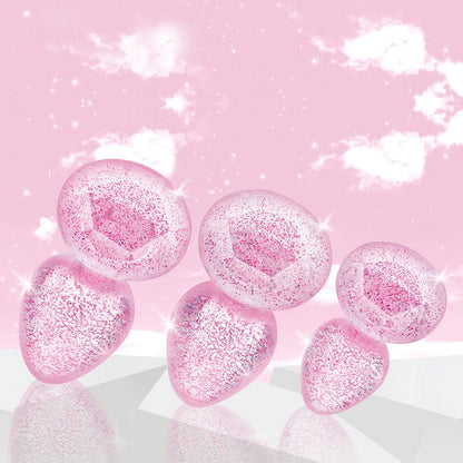 Glitter Gem Anal Plug Set