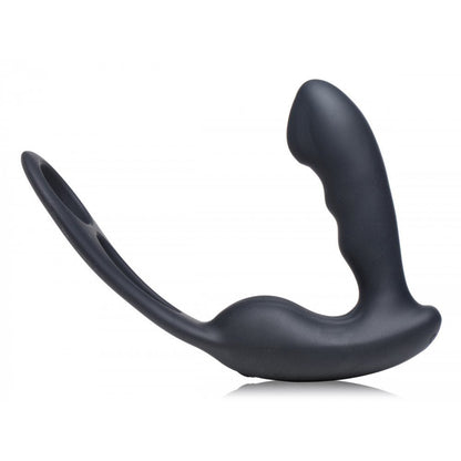 7X P-Strap Milking and Vibrating Prostate Stimulator with Cock and Ball Harness