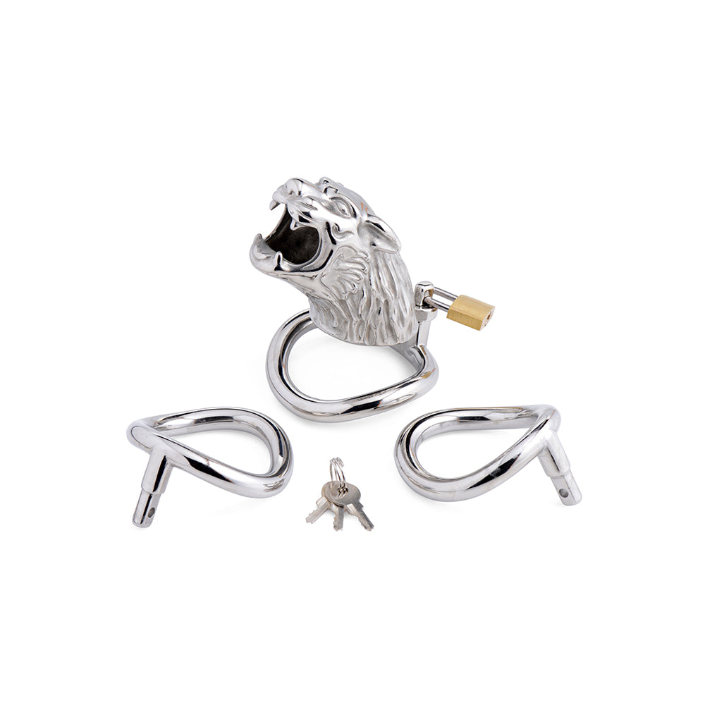 Tiger King Locking Chastity Cage