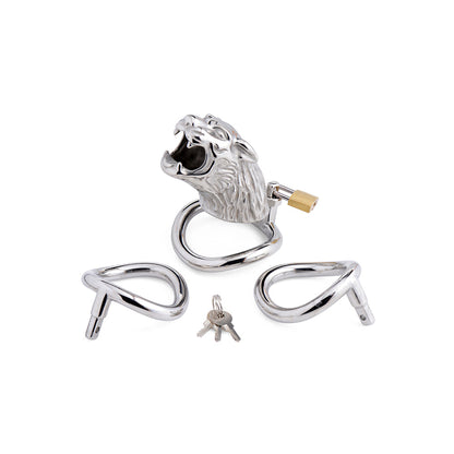 Tiger King Locking Chastity Cage