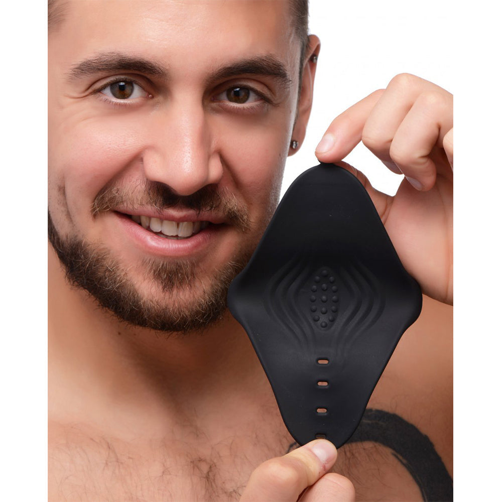 10X Pleasure Stroke Vibrating Silicone Penis Sleeve