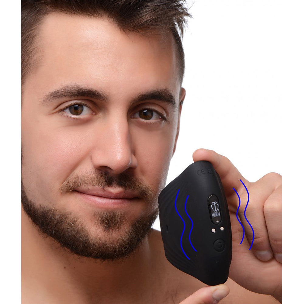 10X Pleasure Stroke Vibrating Silicone Penis Sleeve