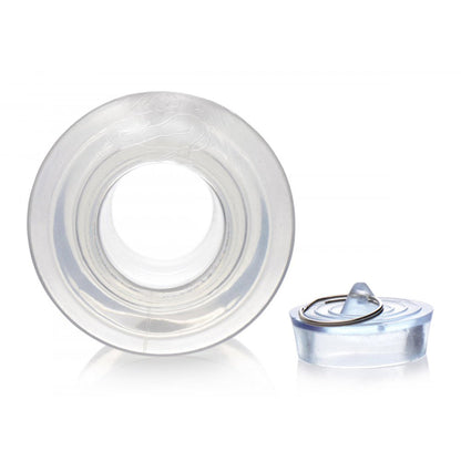 Ass Bung Clear Hollow Anal Dilator with Plug