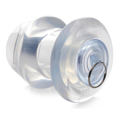 Ass Bung Clear Hollow Anal Dilator with Plug