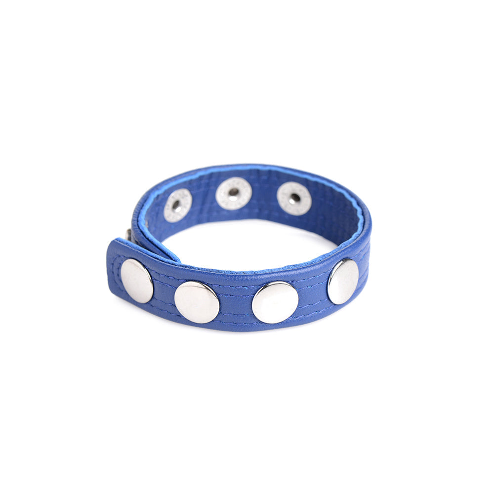 Leather Speed Snap Cock Ring