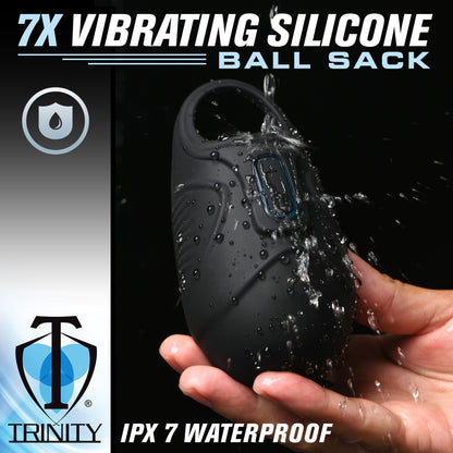 7x Vibrating Silicone Testicle Massager