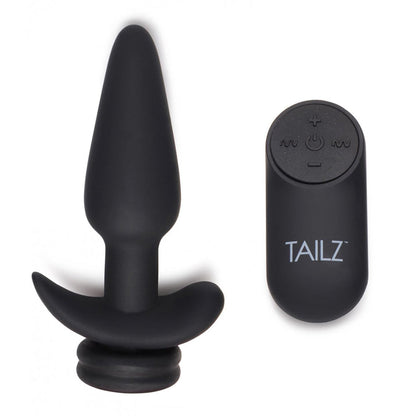 Small Vibrating Anal Plug with Interchangeable Bunny Tail