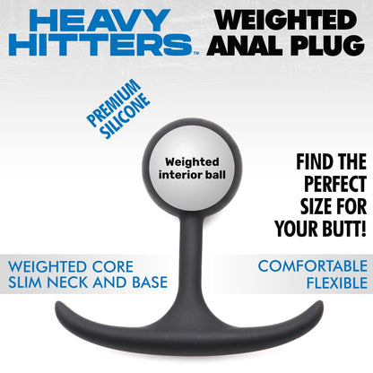 Premium Silicone Weighted Anal Plug