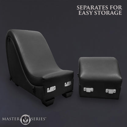 Black Detachable Kinky Couch Sex Chaise with Love Pillows