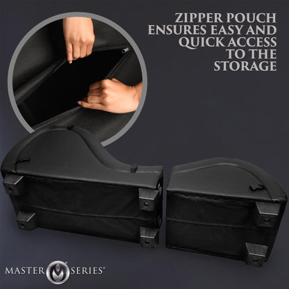 Black Detachable Kinky Couch Sex Chaise with Love Pillows