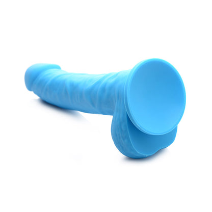 7 Inch Silicone Dildo with Balls