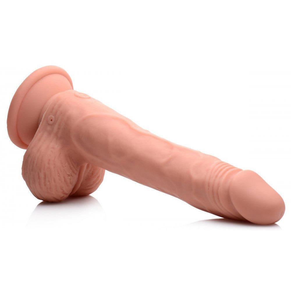 Thrusting and Vibrating 8 Inch Dildo