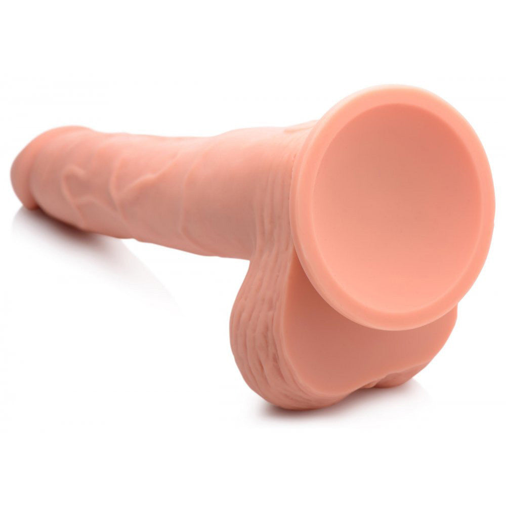 Thrusting and Vibrating 8 Inch Dildo