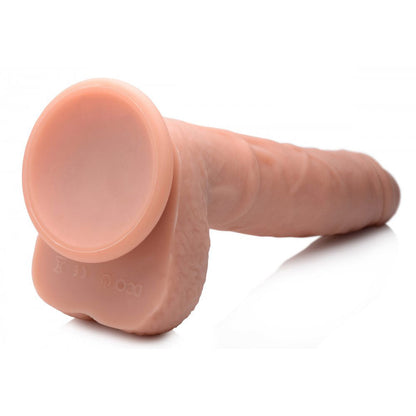 Vibrating & Thrusting Remote Control Silicone Dildo